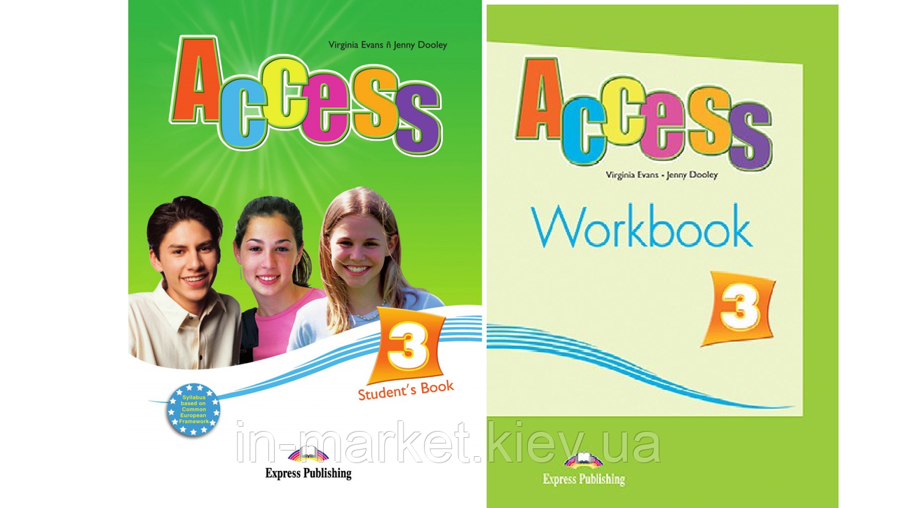 Access 3, Student's book + Workbook / Підручник + Зошит англійської мови