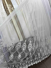 Грек-сітка з вишивкою по низу №24918 на гурт