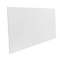 Пластикові панелі ПЕТ 300х600х2 мм Біла однотонна плитка самоклеюча на стіну білі декоративні пластини
