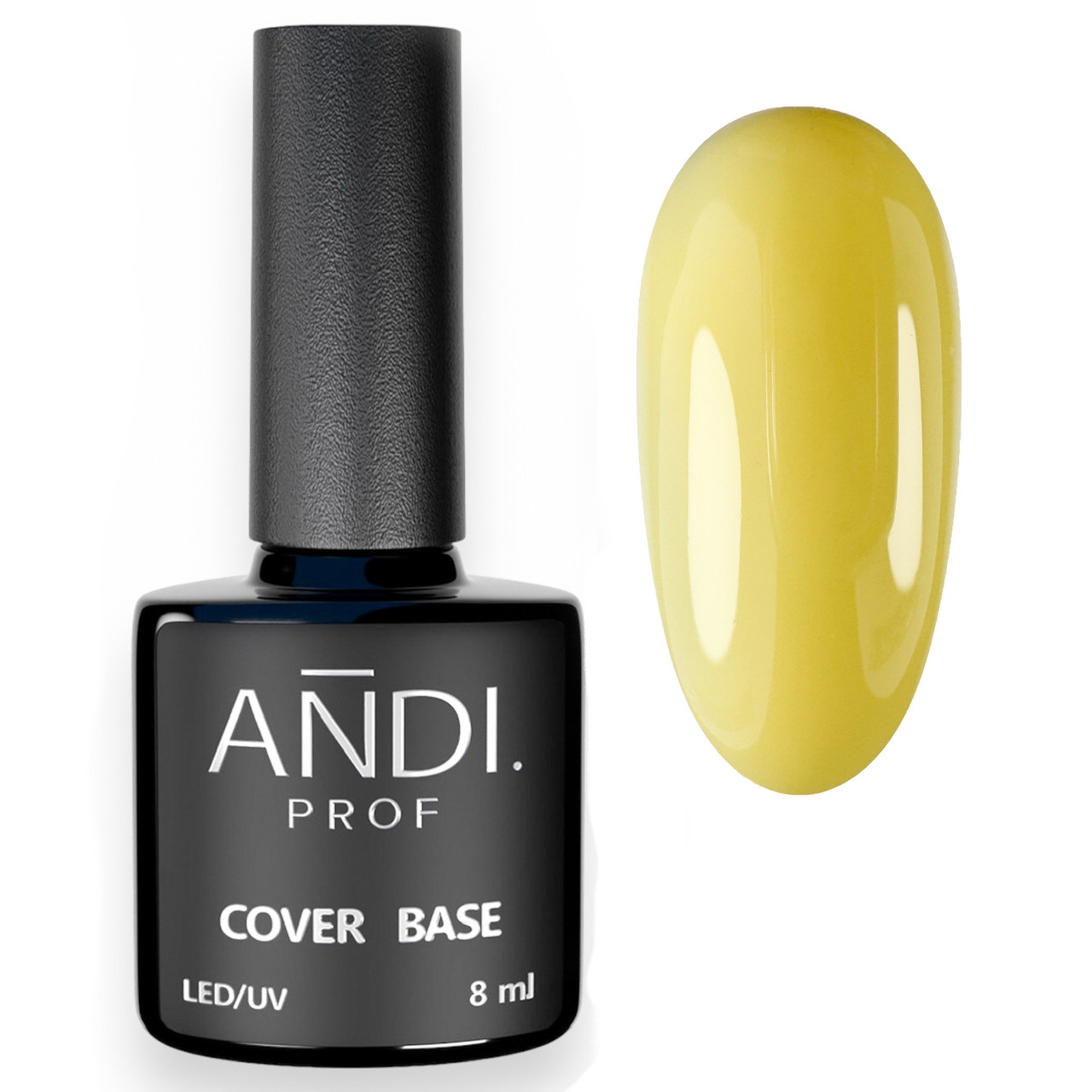 База каучукова камуфлююча під гель лак, Candy color base для нігтів №16 Andi PROF