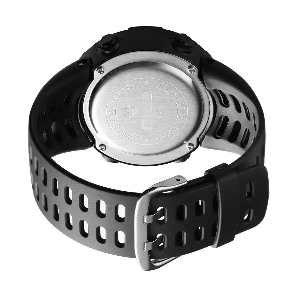 Мужские спортивные часы Skmei 1251 Amigo II (Черные) - фото 7 - id-p2113268479