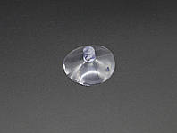 Силиконовая присоска на стекло, кафель и пластик, односторонняя круглая 40 мм в диаметре, прочная