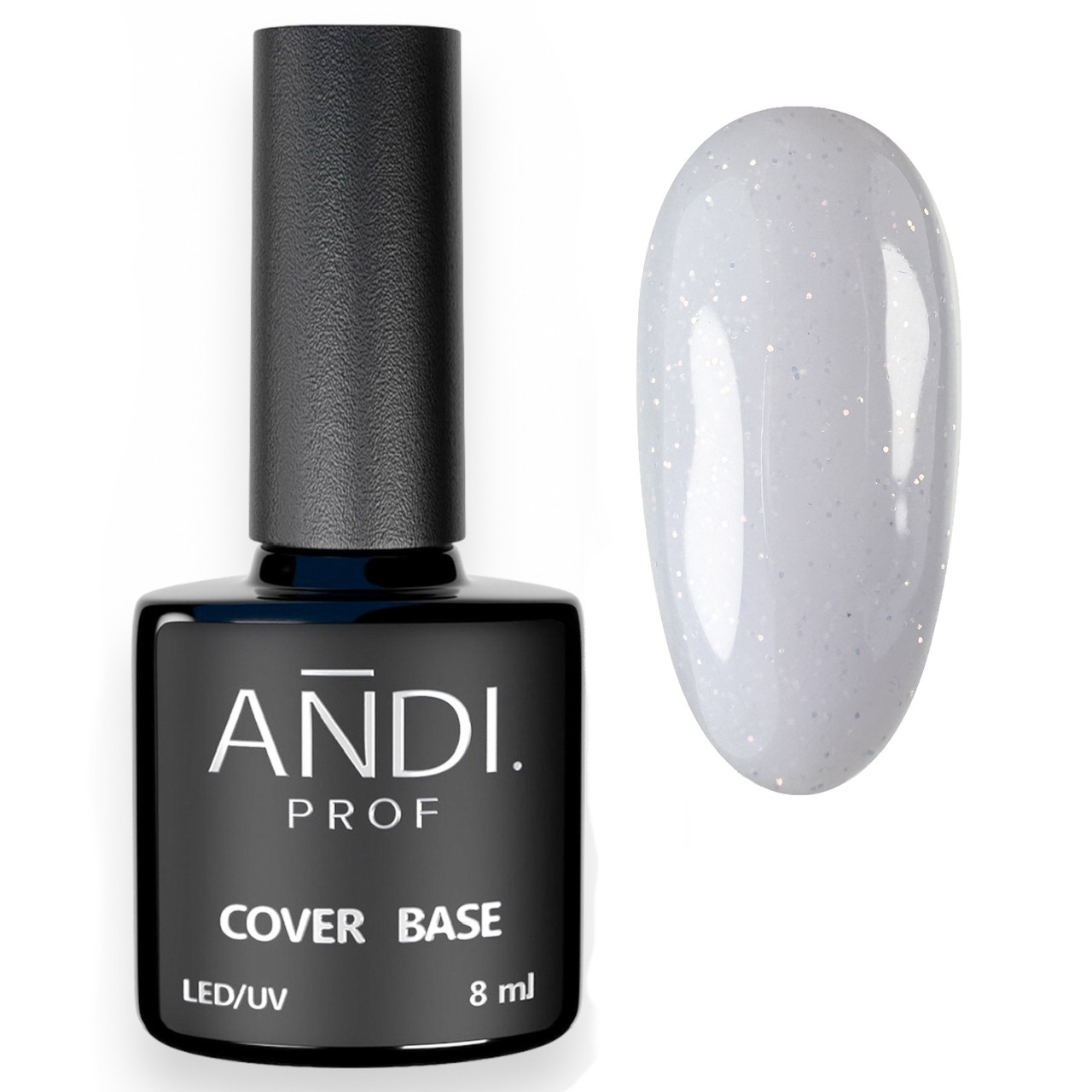 База камуфлююча під гель лак, Candy color base для нігтів 04 opal Andi PROF