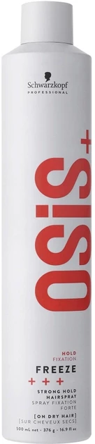 Лак для волосся сильної фіксації Schwarzkopf Professional Osis+ Freeze Hairspray 500ml
