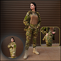 Польовий військовий літній тактичний костюм камуфляж мультикам для маскування, форма штурмова