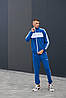 Чоловічий спортивний костюм Adidas на весну-осінь синій яскраві костюми чоловічі стильні модні повсякденні, фото 6