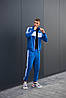 Чоловічий спортивний костюм Adidas на весну-осінь синій яскраві костюми чоловічі стильні модні повсякденні, фото 7
