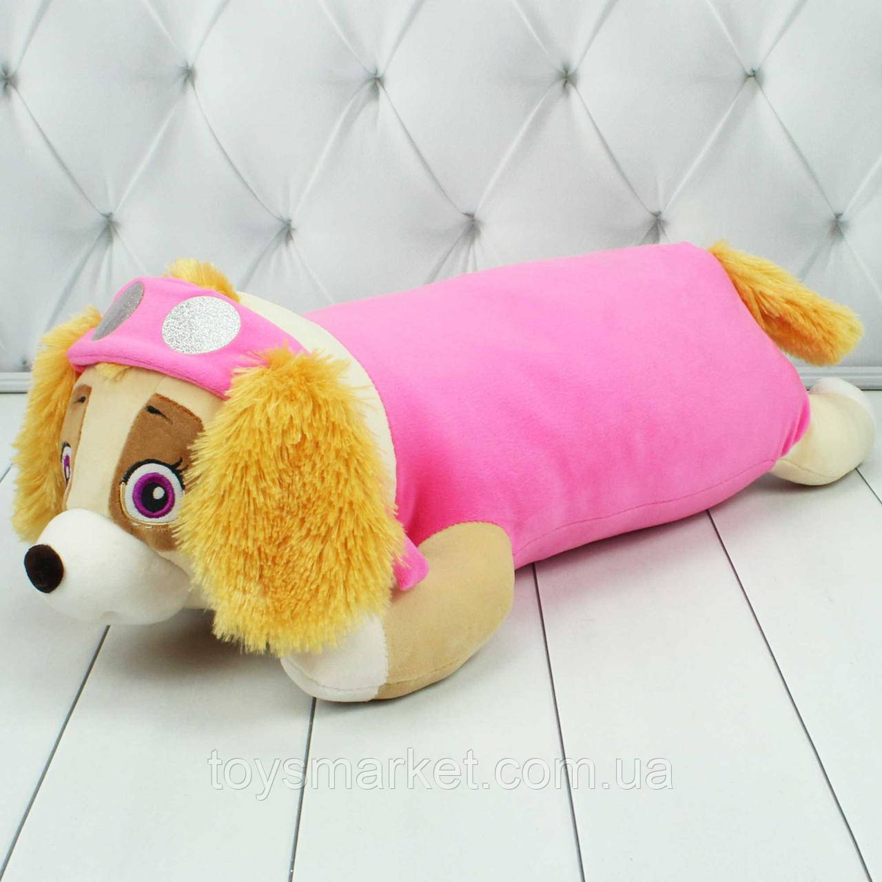 М'яка іграшка-подушка Скай "Щенячий патруль" з пледом, 58 см.