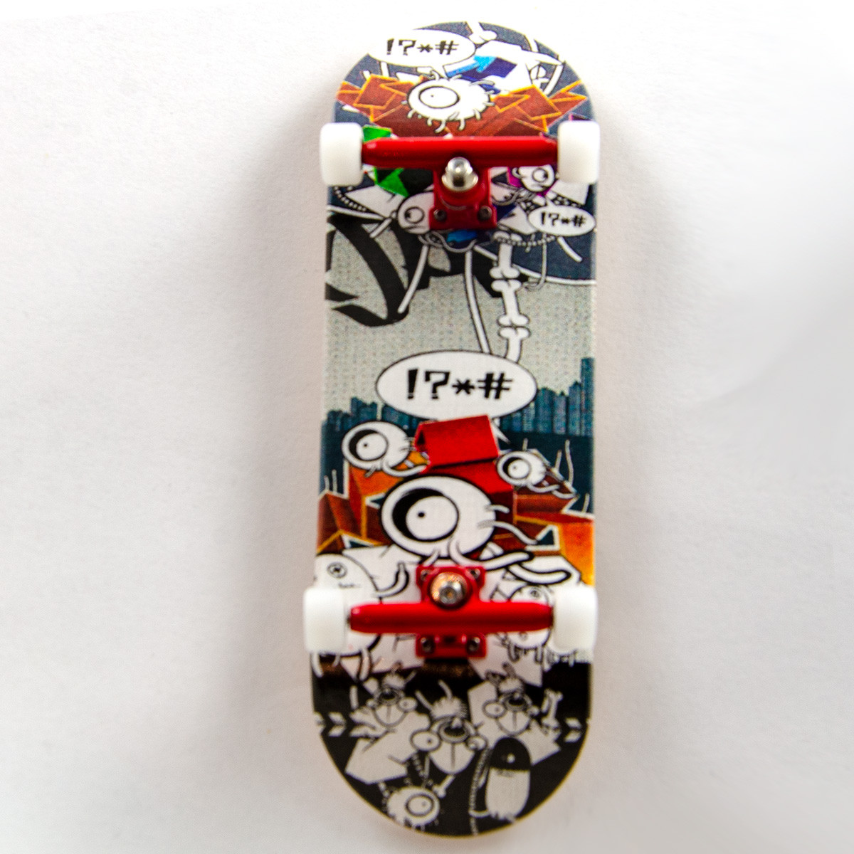 Професійний фінгерборд PowerFinger Pro Line S32 EYE Червоні траки, фото 1