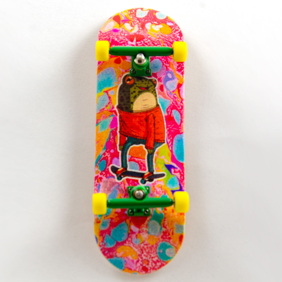 Професійний фінгерборд PowerFinger Pro Line S32 FROG Зелені траки, фото 1