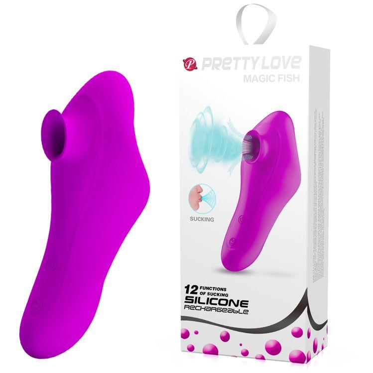 Вакуумний стимулятор клітора Magic Fish Pretty Love BI-014453, фото 1