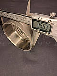 Муфта перехідна нержавіюча Ду=80х50 (3"х2") лита ISO 4144, EN 10241, DIN 2987, фото 5