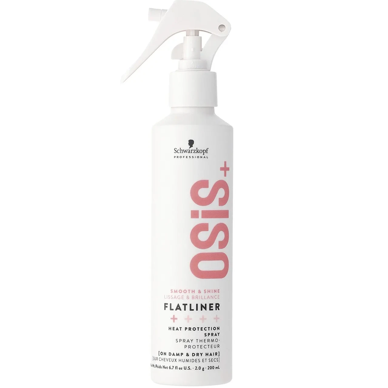 Термозахисний спрей для волосся Schwarzkopf Professional Osis Style Flatliner Protection Spray 200 мл (7852)