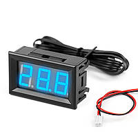 Цифровой термометр с выносным датчиком температуры -50 до +110 °C. DC 4-12В, синий