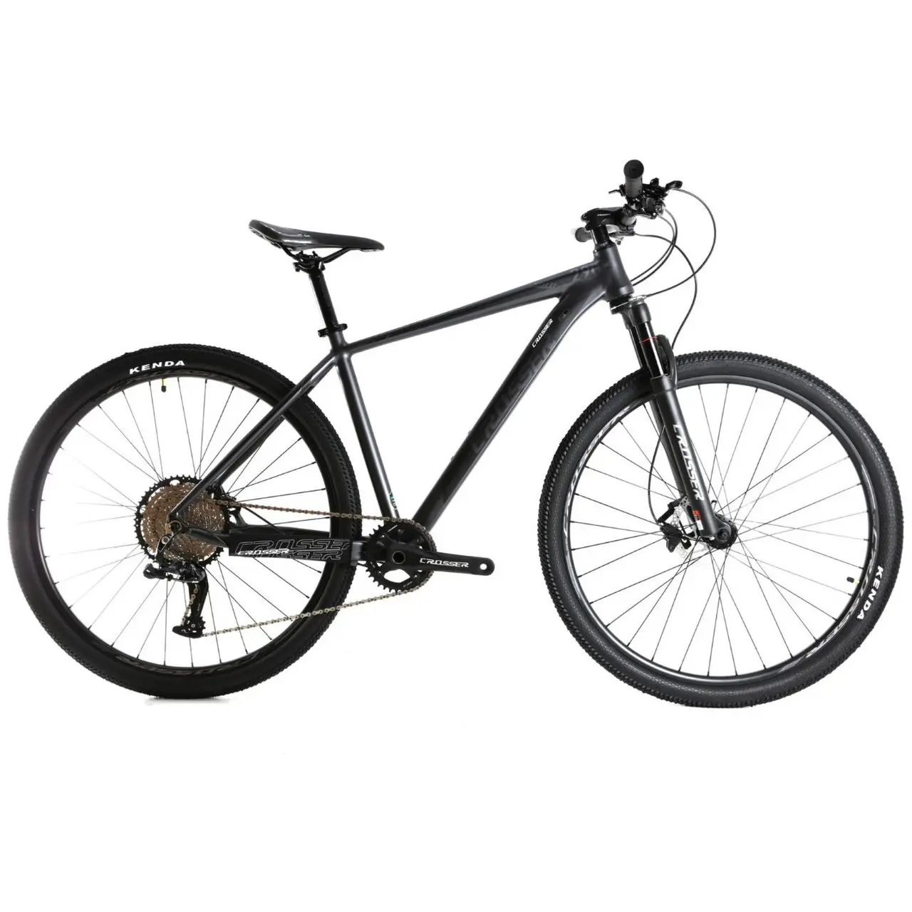 Велосипед гірський Crosser Solo 29" 21 рама (1*12) Ltwoo+Shimano Чорний