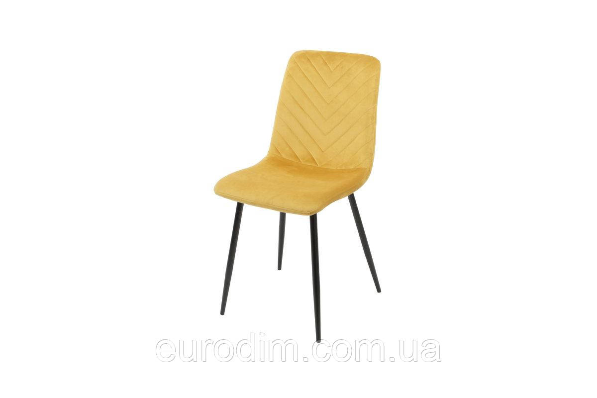 Стілець MARCO чорний каркас/карі