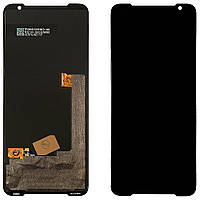 Дисплей (екран) Asus ROG Phone 3 ZS661KS з сенсором чорний Original PRC