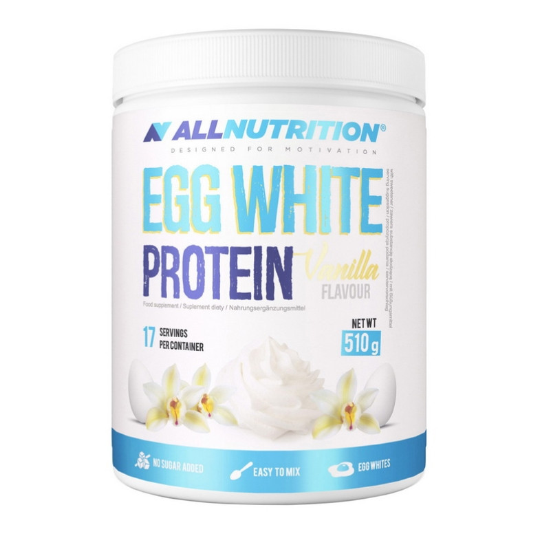 Яєчний протеїн All Nutrition Egg White Protein 510г шоколад