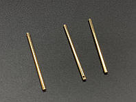 Металлические заготовки для сережек длиной 40 мм для самостоятельного изготовления украшений, цвет золото