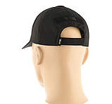 Бейсболка кепка тактична M-Tac Elite Flex Rip-Stop Army Black 40523002, фото 4