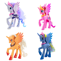 Набор фигурок 4в1 Литл Пони Принцессы: Пинки Пай, Радуга Дэш, Рарити, Епплджек, 14 см - My Little Pony