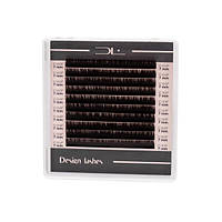 Ресницы Design Lashes Mix темный шоколад 0,07 L - 7-12 мм (10 линий) микс