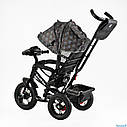 Дитячий триколісний велосипед Best Trike 3390 надувні колеса, фото 4