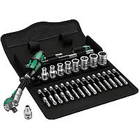 Набір з тріскачкою Wera 8100 SA 6 Zyklop Metric Ratchet Set (05004016001)