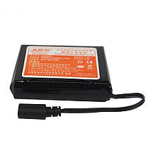 Акумулятор для одягу з підігрівом, Li-Polymer 6000 mAh, 7.4V, DC гніздо, фото 5