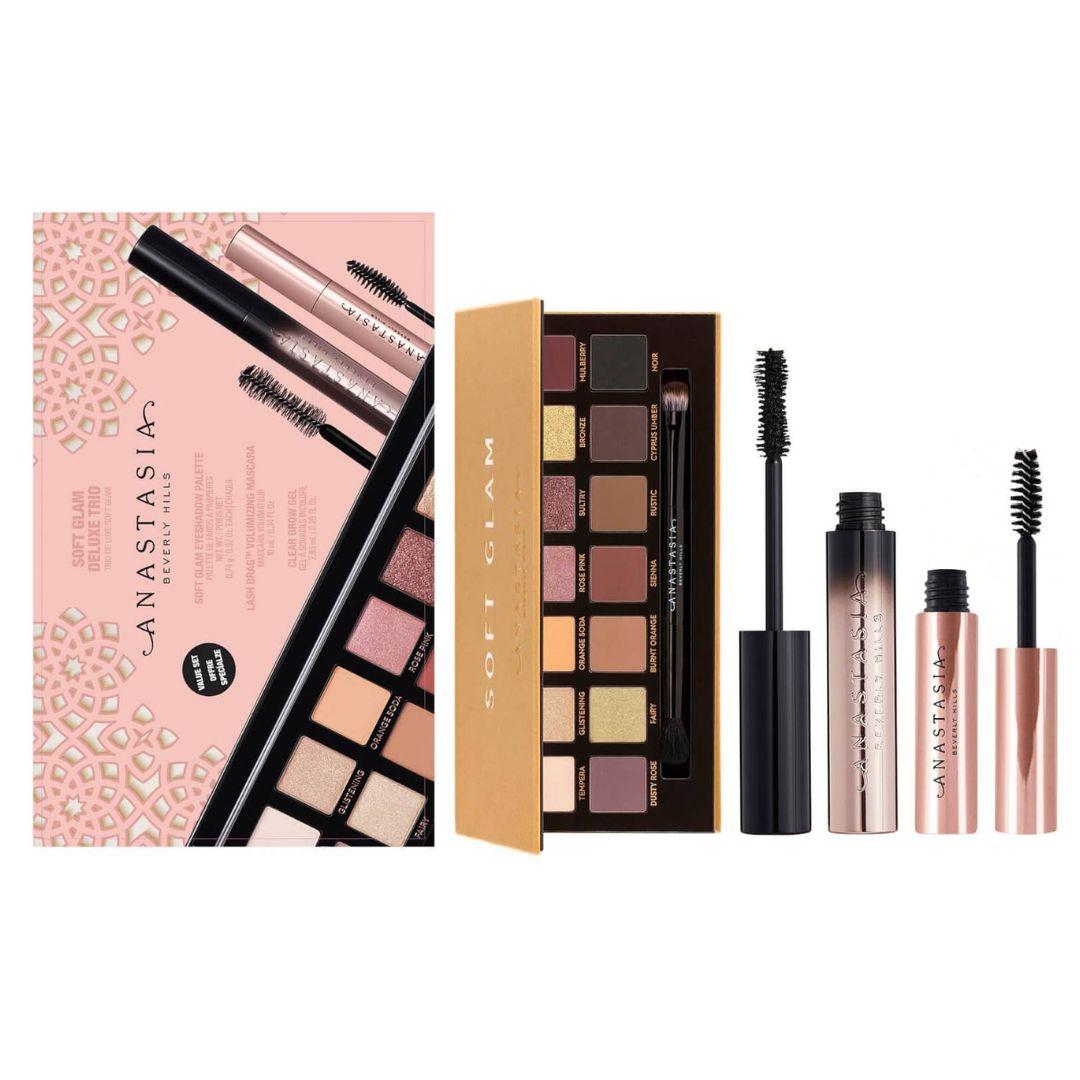 Набір для макіяжу очей Anastasia Beverly Hills Soft Glam Deluxe Trio 10.36 г + 10 мл + 7.85 мл