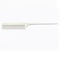 Гребінець JRL із дрібними зубчиками для ідеально рівного волосся білий JRL-101