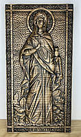 Икона из дерева Святая мученица Анастасия 30х15 см