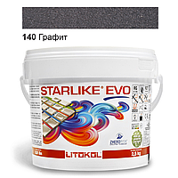 Епоксидна фуга Litokol Starlike EVO 140 графіт 2,5 кг (STEVONGR02.5)