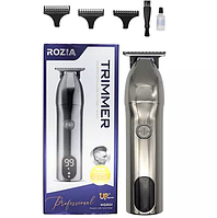 Бритва триммер для бороды и усов, машинка для стрижки волос беспроводная, триммер для бритья Rozia HQ301
