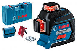 Лазерний рівень Bosch Professional GLL 3-80 з мішенню (0601063S00)