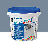 Эпоксидный шовный заполнитель (фуга) MAPEI KERAPOXY EASY DESIGN №125, серый замок, 3 кг (5KB012503)