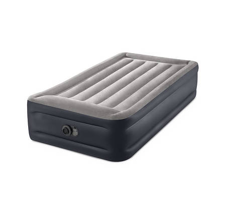 Intex 64132 надувне ліжко Deluxe Pillow Rest Raised Bed (191х99х42 см) з вбудованим електронасосом, фото 2