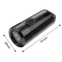 Ліхтар ручний S2-XPG+SMD(RGB), Li-Ion акумулятор, карабін, ЗУ Type-C, фото 5