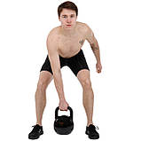 Гиря 30 кг сталева фарбована чорна Zelart TA-7795-30, фото 8