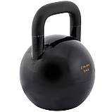 Гиря 30 кг сталева фарбована чорна Zelart TA-7795-30, фото 2