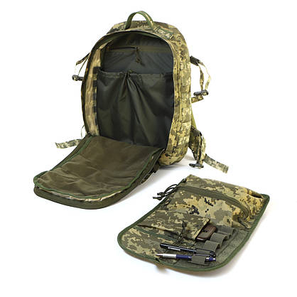 Тактичний штурмовий рюкзак 32л РБІ піксель МОЛЛІ TR-001, фото 3