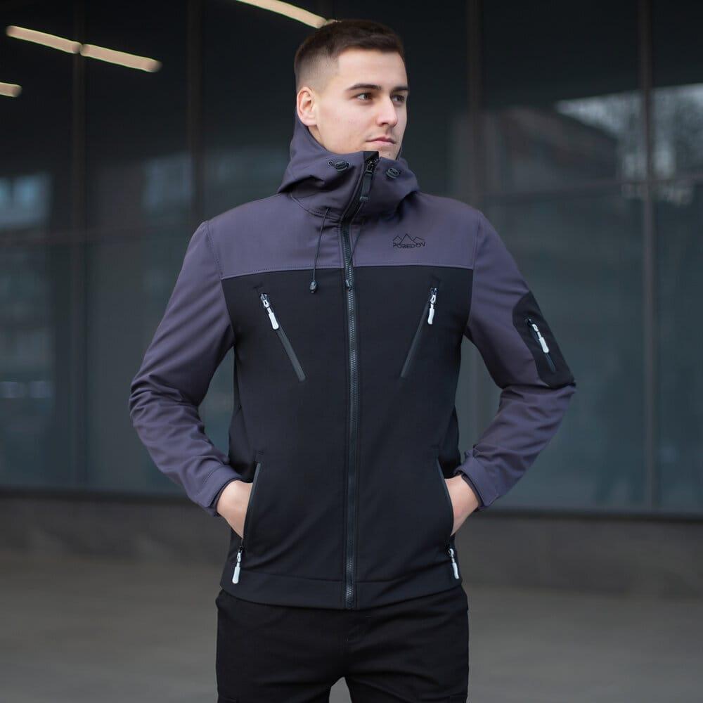 Чоловіча куртка с капюшоном Soft Shell, фото 1