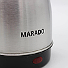 Електрична кавоварка-турка 600 мл, 600 Вт, Marado MA-1628 / Електротурка / Металева електрична турка, фото 4