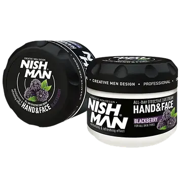 Крем для рук та обличчя Nishman Hand&Face Cream BlackBerry 300мл