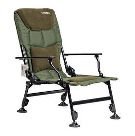 Коропове крісло складане з підголівником навантаження 130 кг для риболовлі та відпочинку Ranger Combat Fleece SL-111 2250