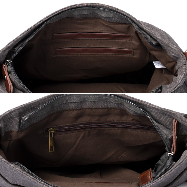 Фото чоловічий месенджер через плече Augur сірого кольору Фото чоловічий месенджер через плече Augur сірого кольору