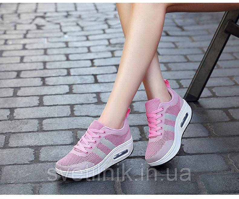 Кросівки жіночі модні рожеві кросівки 2024 жіночі кросівки що дихають на літо жіночі