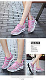 Кросівки жіночі модні рожеві кросівки 2024 жіночі кросівки що дихають на літо жіночі, фото 5