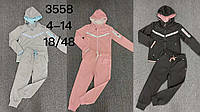 Спортивный костюм 2 в 1 для девочек оптом, F&D, 4-14 лет, № 3558