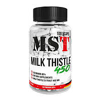 Сілімарін Екстракт розторопші MST Milk Thistle 450 mg 100 гельових капсул